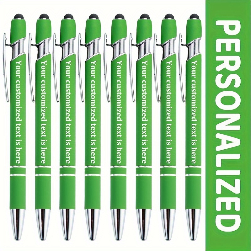 

Custom Engraved Metal Ballpoint Pens - Personalized Writing Instruments For School & Office, Ideal Gift For Teens & Adults, In Multiple Colors