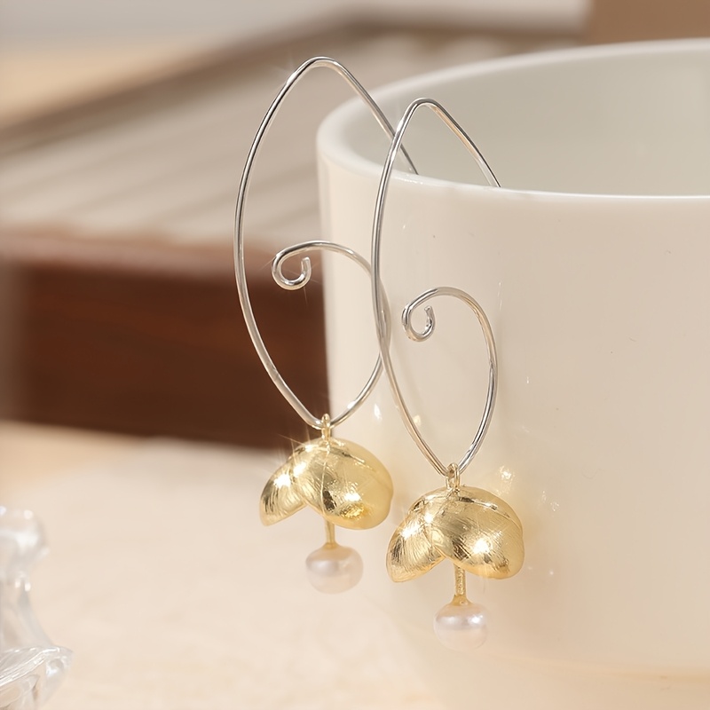 TEMU Vintage Copper Make Earrings, Music Earrings, Plant Jewelry, Wedding Gifts, Bridal Jewelry