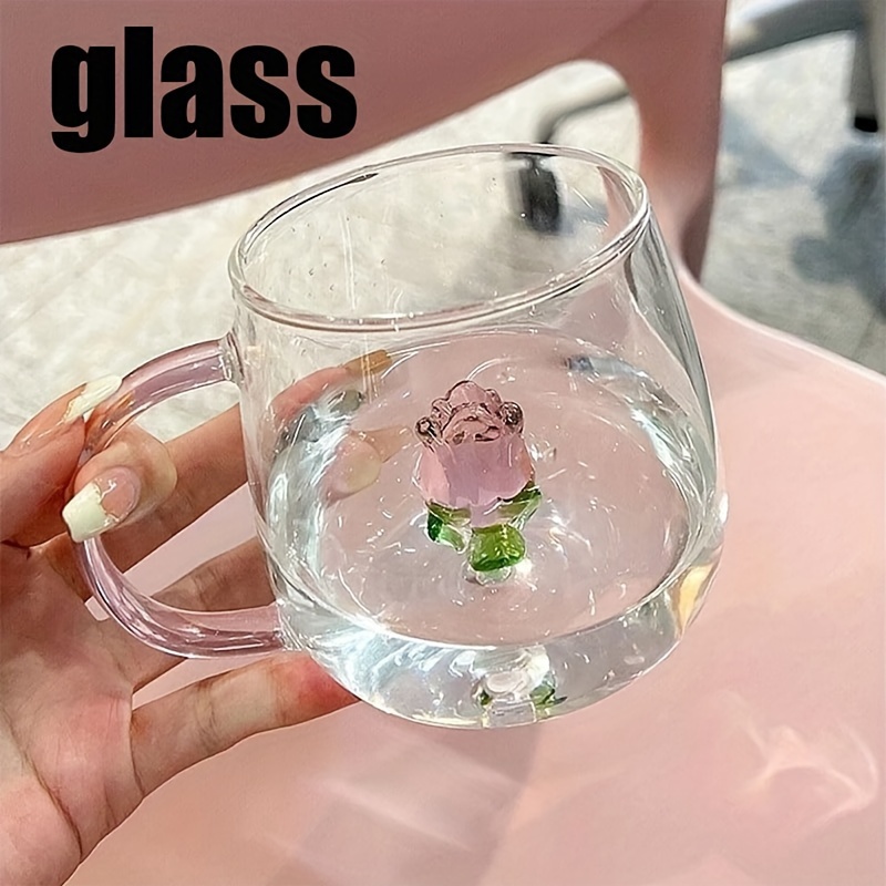 

Handcrafted 3d Cartoon Animal Glass Mug 400ml – Multipurpose High Borosilicate Glass Drinkware, Recyclable Material, Reusable Coffee Juice Beverage Cup, Hand Wash Only