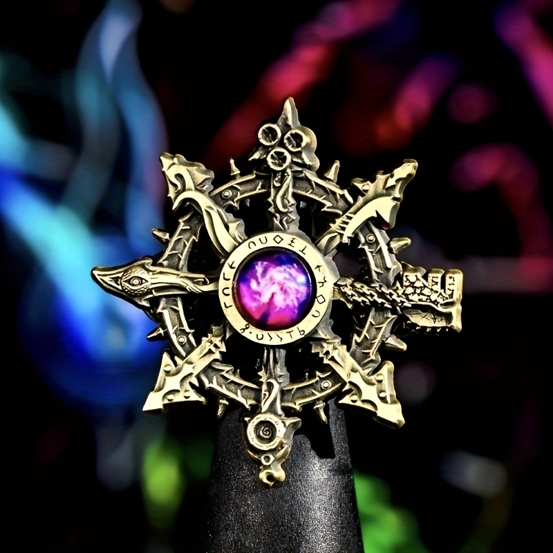 E-shop Modisches trendiges -Design -Augen-des-Terrors Accessoire, Unisex Vintage Subraum-Broschen-Pin A39
