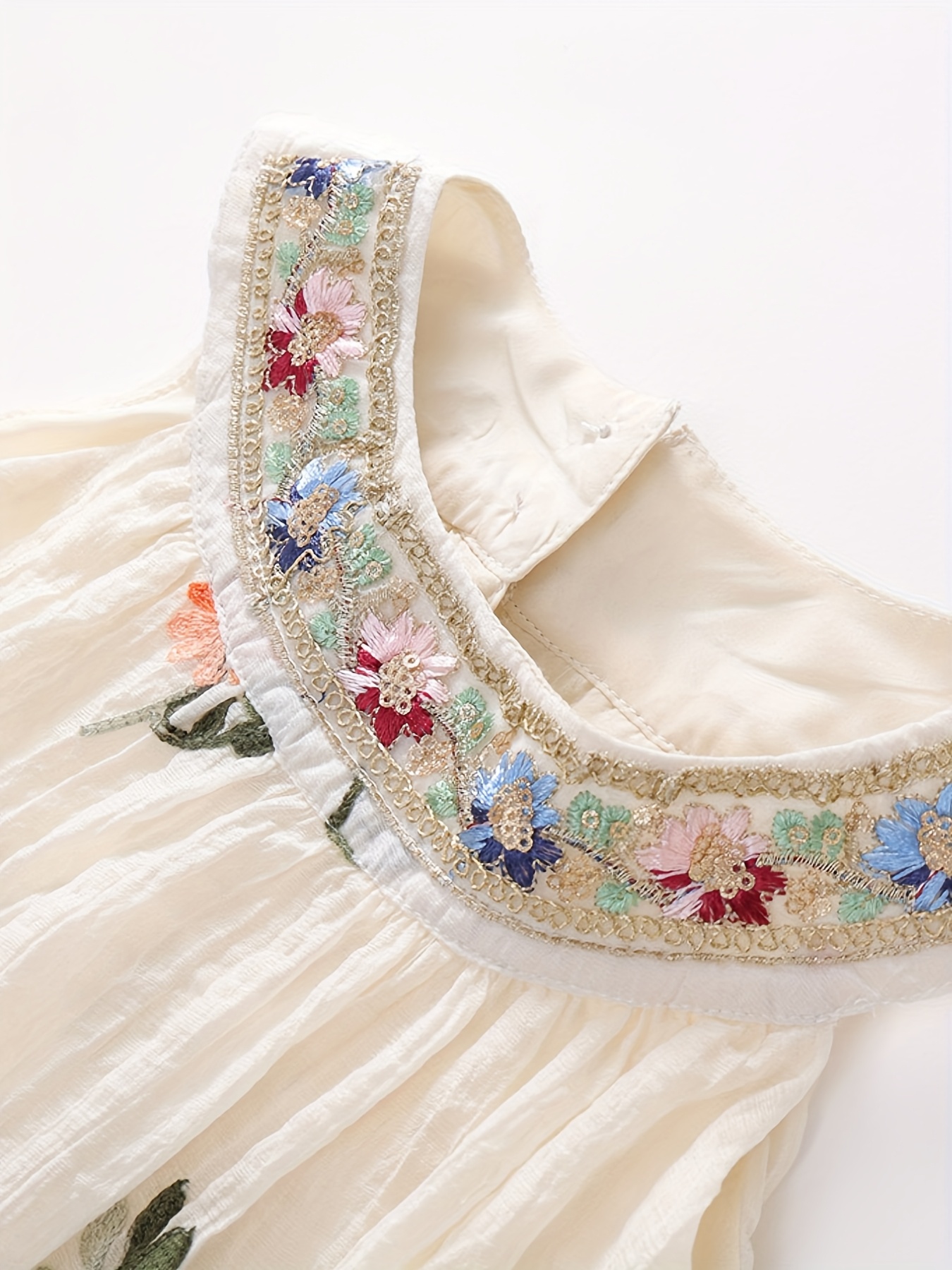 sachin and babi light blue dress ZARA ZW COLLECTION FLORAL EMBROIDERED
