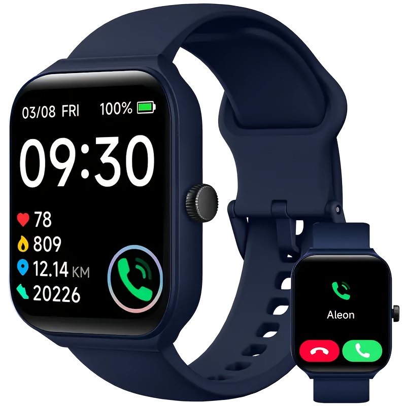 1* Watch (Answer/Dial), Inch Smart Watch For Women And Men, 100+  Fitness Activity Pedometer, Smart Watch For