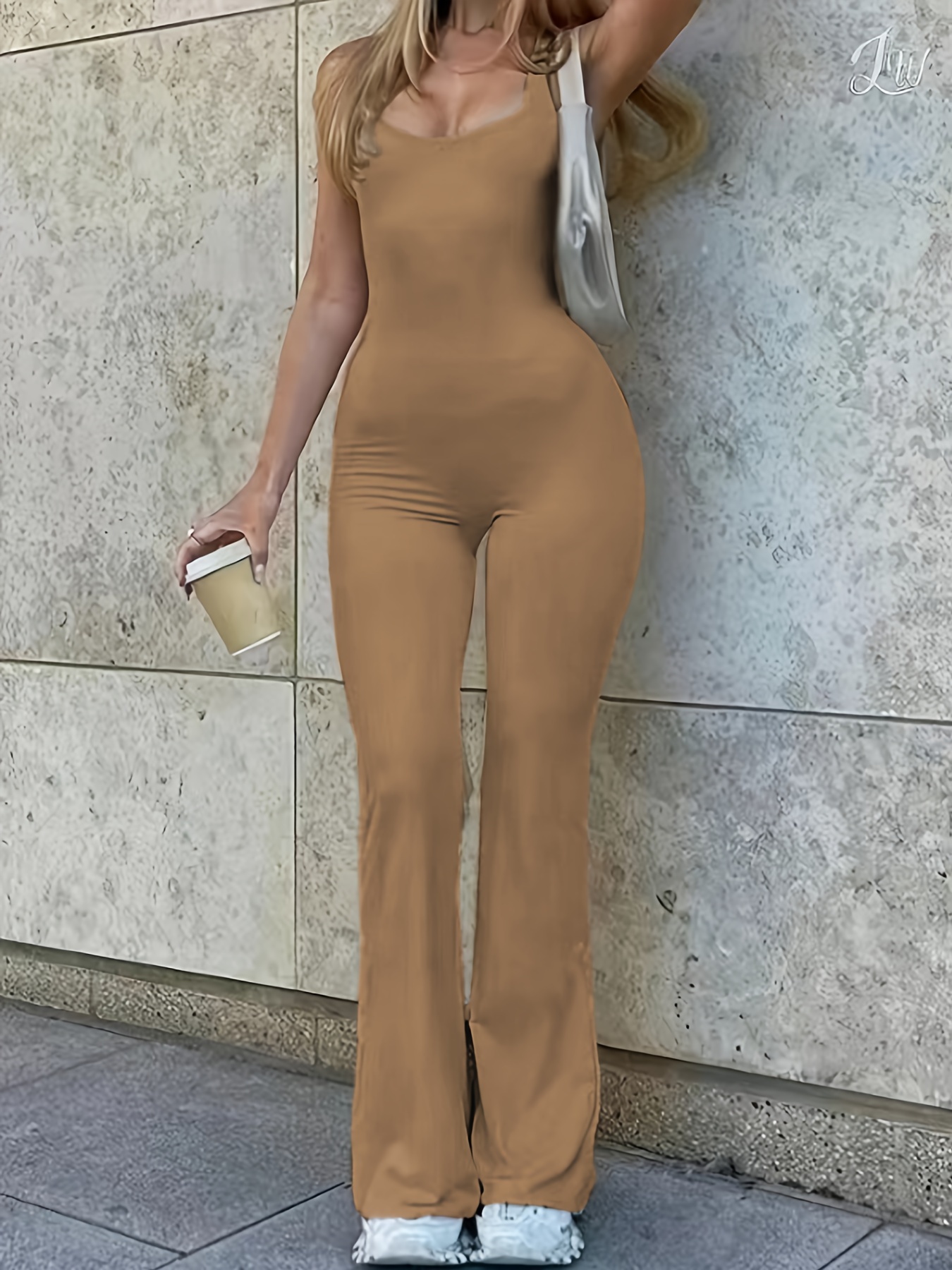 Ruched Slim Tube Jumpsuit Sexy Backless Jumpsuit Spring - Temu