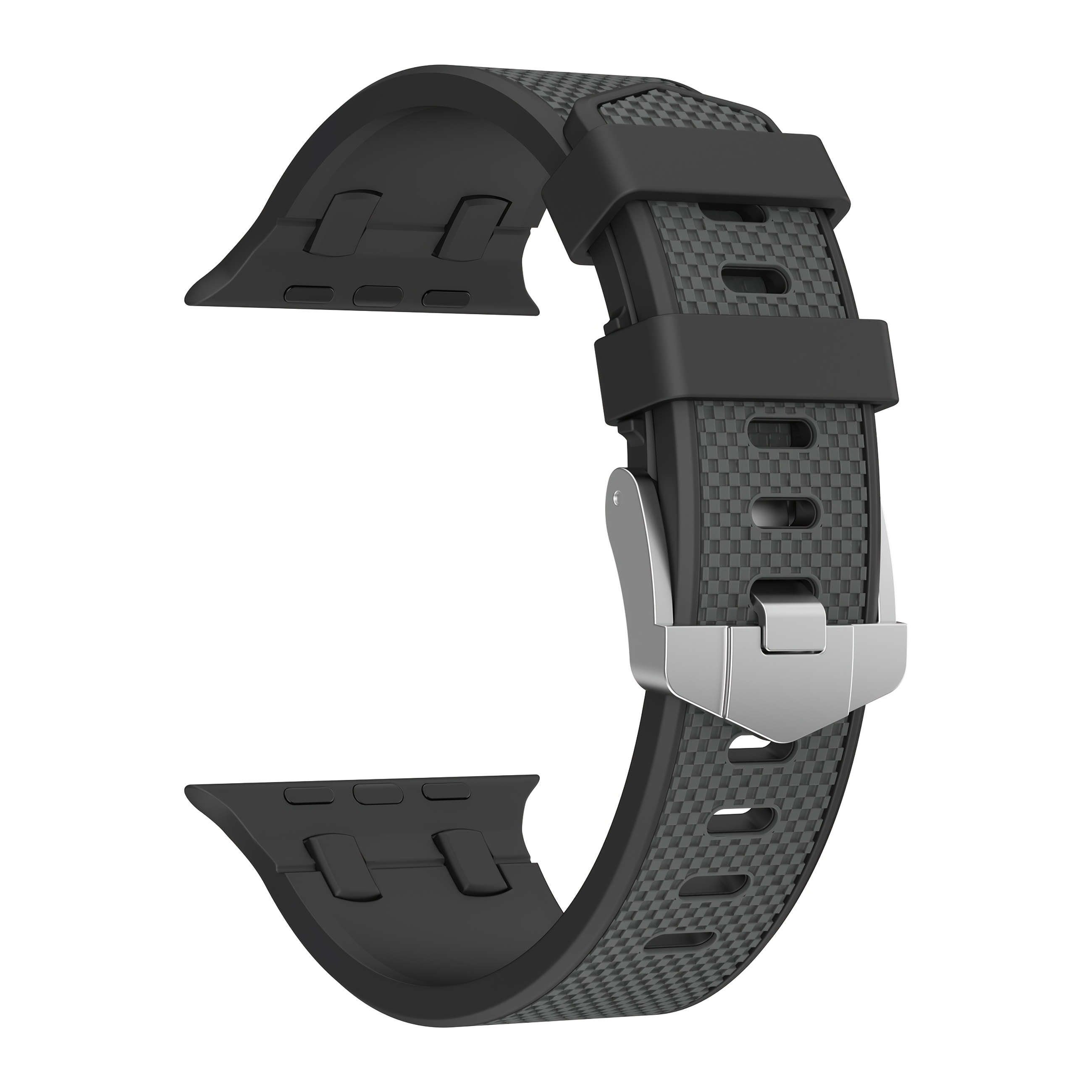 E-shop Outdoor Dual-Tone Silikon Uhrenarmband für Uhrenarmband 38mm 40mm 41mm 42mm 44mm 45mm Herren Damen, Fashion Sport Silikon Weicharmband, Geeignet