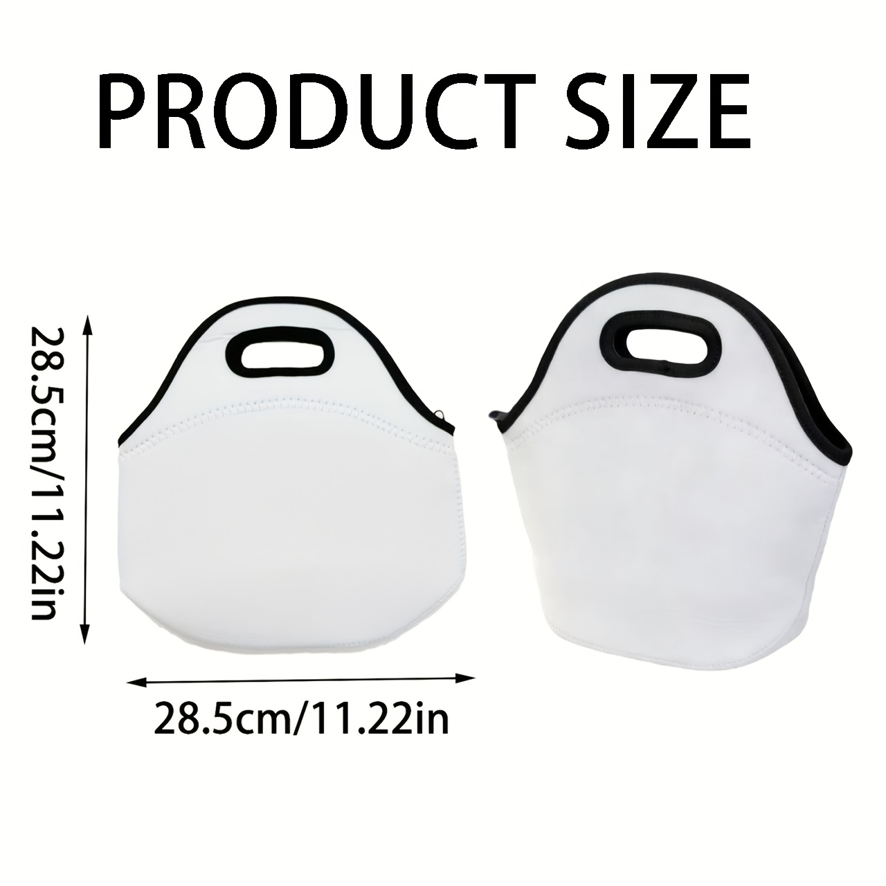TEMU Custom Portable Tote Bag, Your Photo For Double-sided Printing. Not In Direct Contact With Food. Personalized Insulated And Cooler Tote Bag,