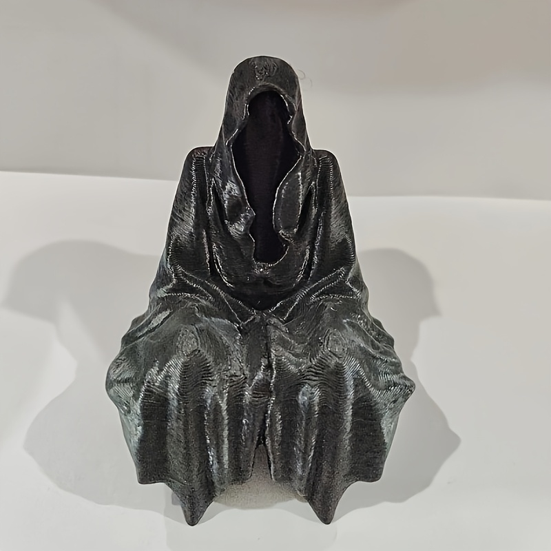 Mystical Reaper Figurine - Versatile Indoor/outdoor Home & Garden Decor, Gothic Bookshelf Display, Non-electric Plastic Sculpture, Decor