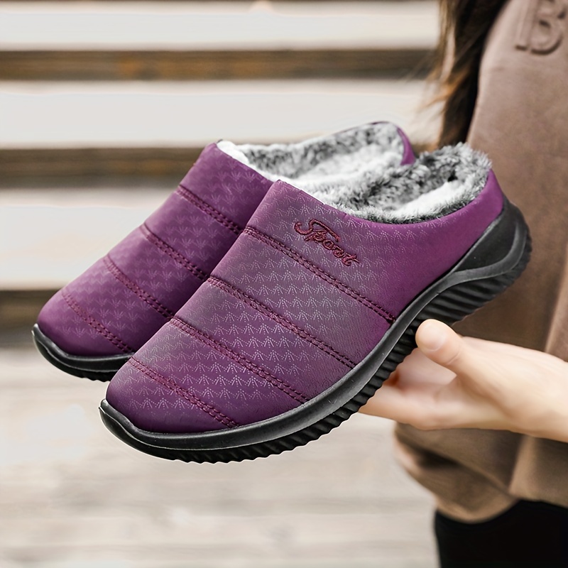 Zapatillas Antideslizantes Pantuflas Mujer Invierno Pantuflas De