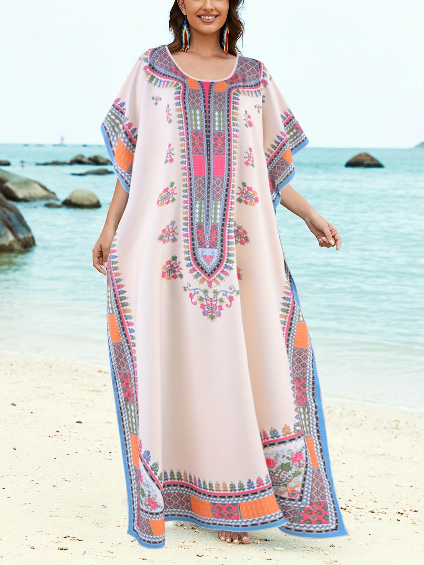 beach dress muslimah Ruffle Maxi Dress, Tulum Beach Dress, Long Dresses