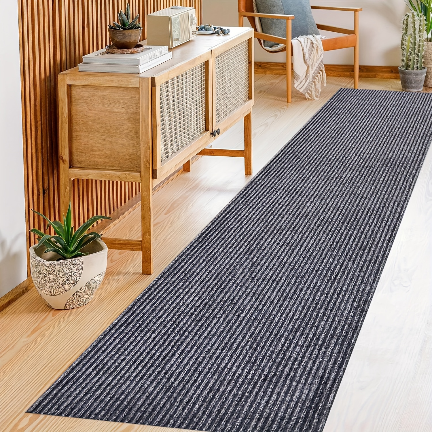 Image of A 6mm Thick Carpet With A Non-slip Rubber Backing, Washable For Indoor And Outdoor Use, Ideal For Areas Like Kitchens, Entrances, , Garages, Stairs, Laundry Rooms, Courtyards, , And Decks