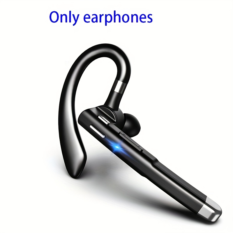 Business Wireless Earphone V5.4, Wireless Single Headset Headphones With Mic Earbuds, Type-c Charging, For Trucker, 270° Rotatable
