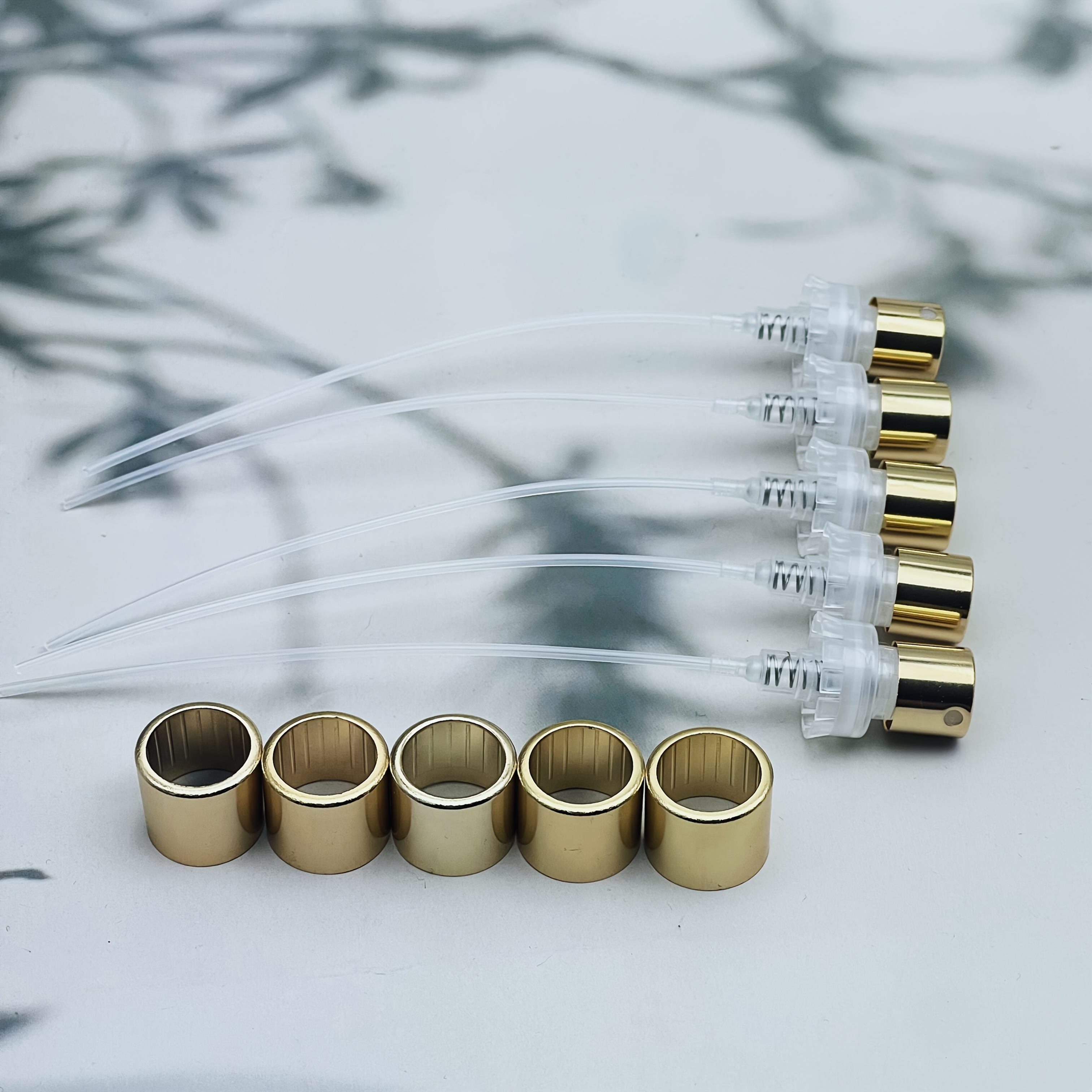 TEMU [Pompa a spruzzo per FEA da 15mm] Spruzzatore di ricambio /argentato/ - Accessorio generico per cosmetici, ugello riutilizzabile per di