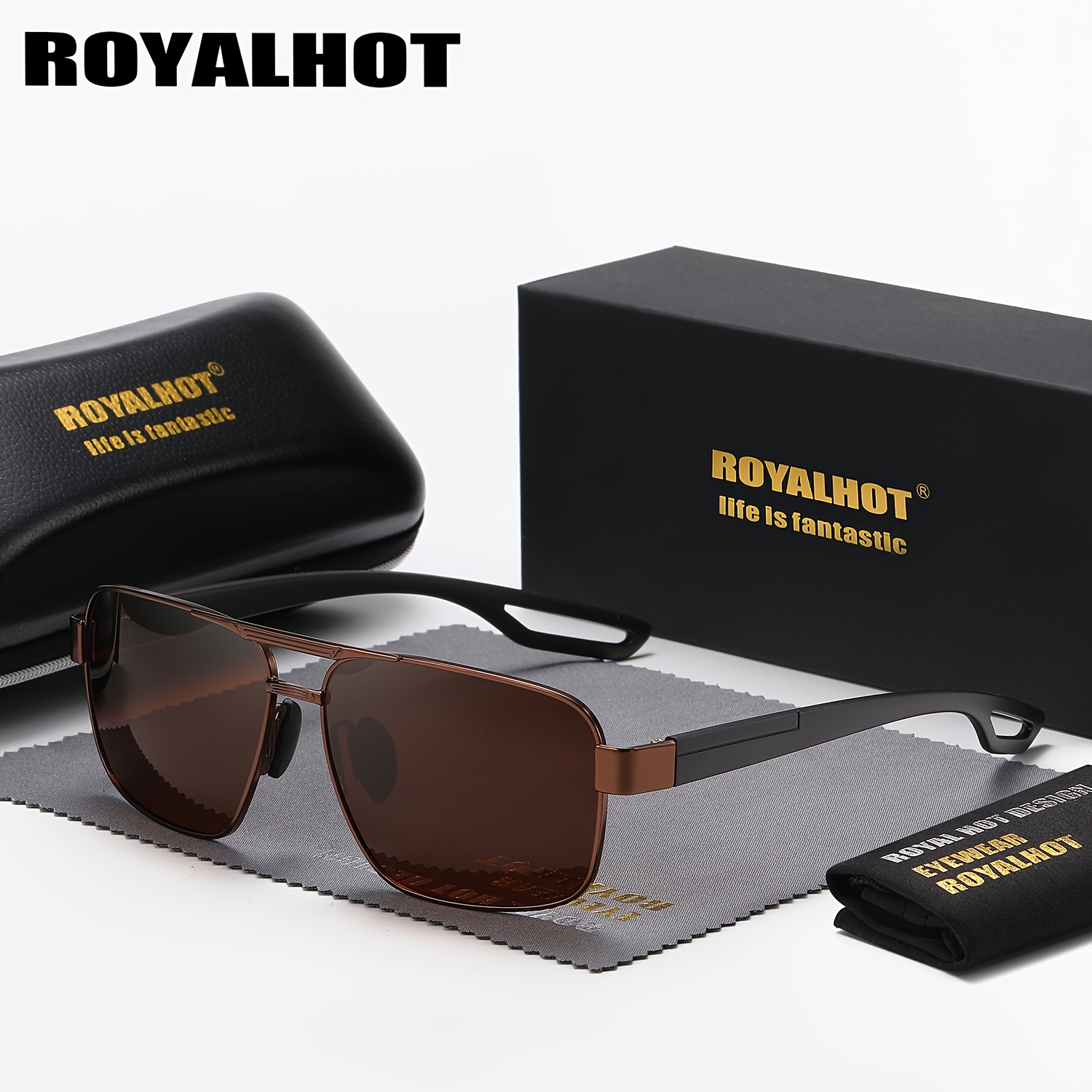 Men's Polarized Zinc Alloy Metal Frame Eyewear Outdoor Driving Sports Sunglasses Casual Mixed Color Tac Aviator Sunglasses Son Glasses,Sun Glasses