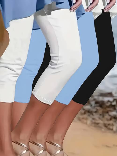 plus size 3 pack high waist compression yoga pants womens tummy control moisture wicking cropped leggings stretch workout capri