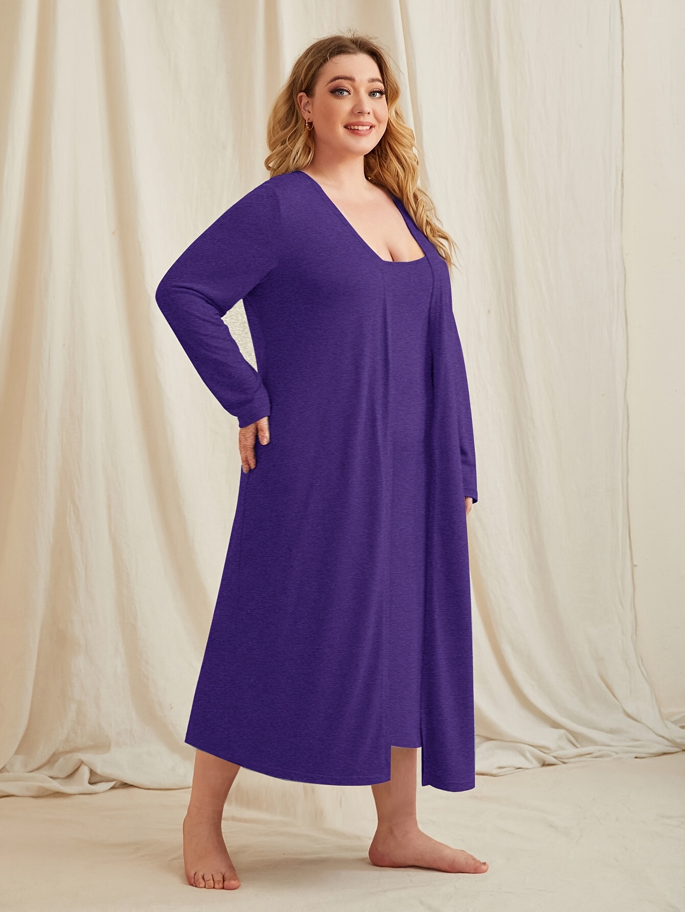 women's casual lounge set plus size neck slip Temu South Africa