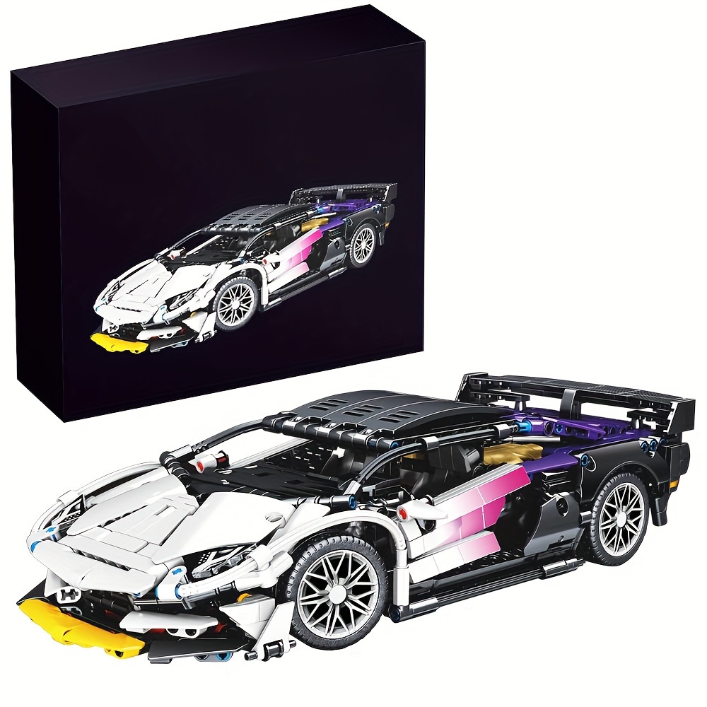 

Building Blocks Toys Adults Kits, 1:14 Moc Building Set Sports Raceing Car Model (1337 Pieces)