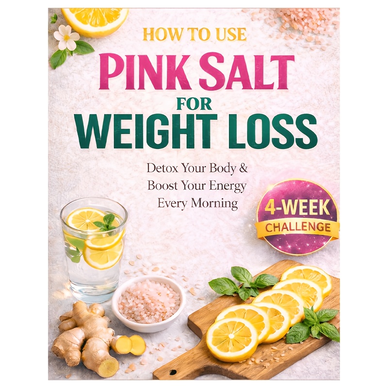 TEMU Pink Salt Weight Loss Secrets: Daily Routine Activities To Melt Fat, Bloating, And Activate Metabolism | 28-day Challenge For Natural