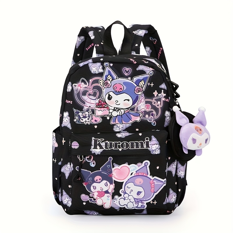 TEMU For Hello Kitty Backpacks Kt Cat Backpacks Casual Backpacks Sports Backpacks - Lightweight Oxford Fabric, Zipper Closure, Vibrant Patterns,