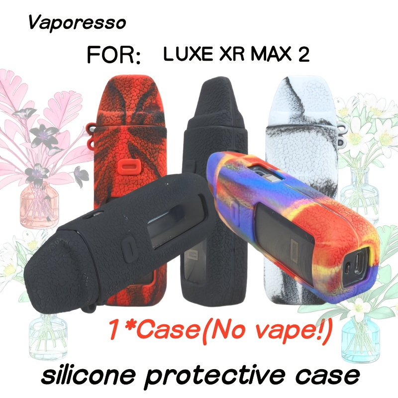 A Textured Protective Case for The * Luxe XR Max 2, Featuring a Silicone  Cover, Mouthpiece Protector * in * Colors, Ultra-Thin Feel, Slip-Resistant,  And Made of Liquid Silicone for Added Protection