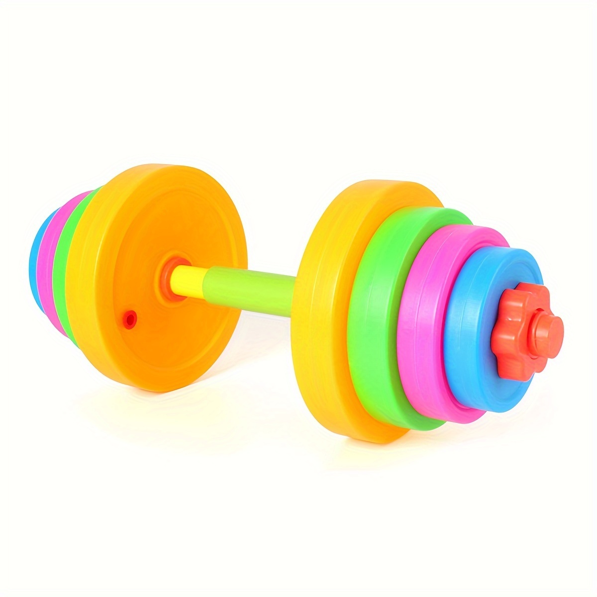 

Children's Adjustable Dumbbell Set With Removable Weights - Plastic Fitness Equipment For Kids 3-8, Ideal For Strength Training And Coordination - Perfect Thanksgiving/christmas Gift