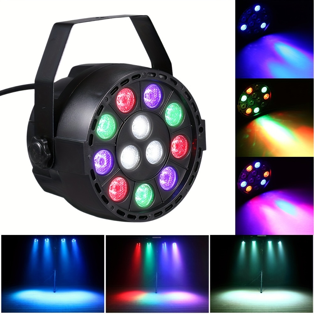 

Lixada 30w Rgbw Par Lighting Wall Wash Effect Beam Light With Dmx Strobe & Sound Active Mode For Disco Party Light