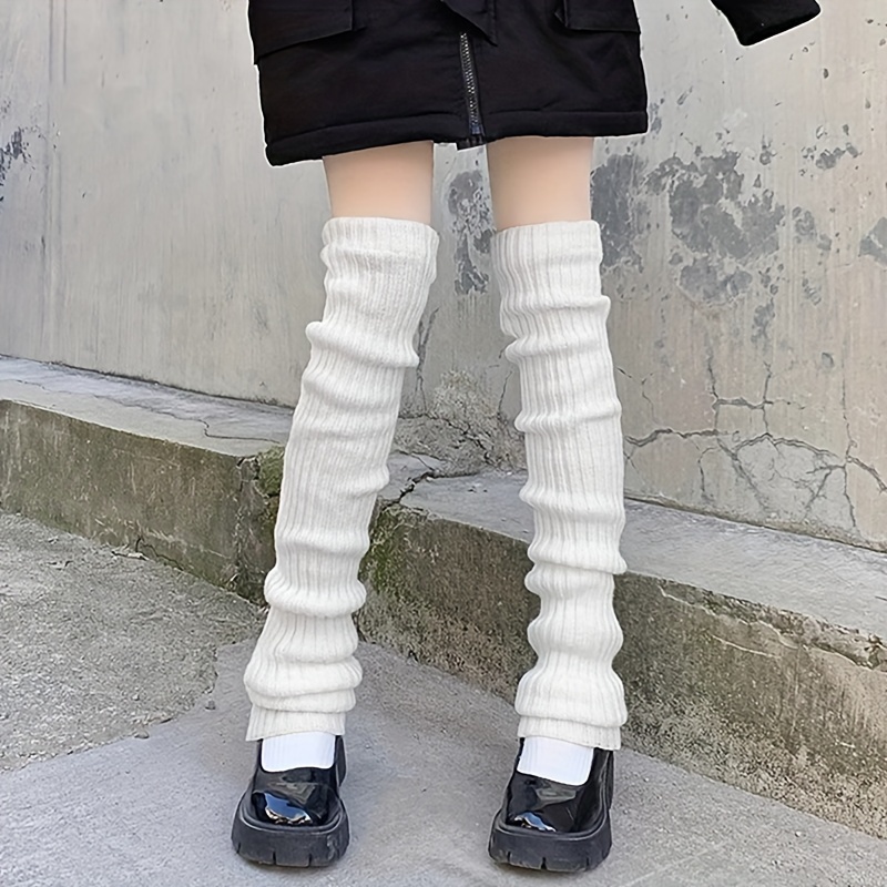 1 Pair Of Autumn And Winter Pile Socks, , Extra Long Calf Socks, , Socks, Leg Warmers, Cover