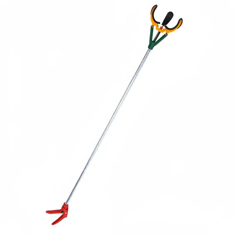 heavy duty adjustable fruit picker with extendable pole 3 claw grips extendable harvesting tool for garden tree compatible with cherries tomatoes durable metal construction for professional home use equipment design reliable mechanism harvesting device farming professionals Product details 3