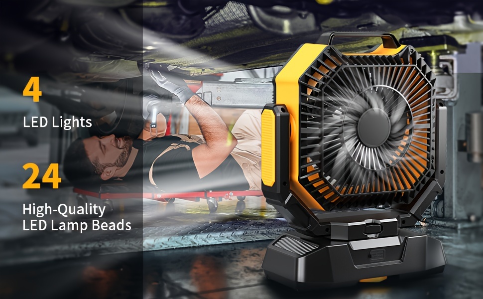 battery powered fan for power outage