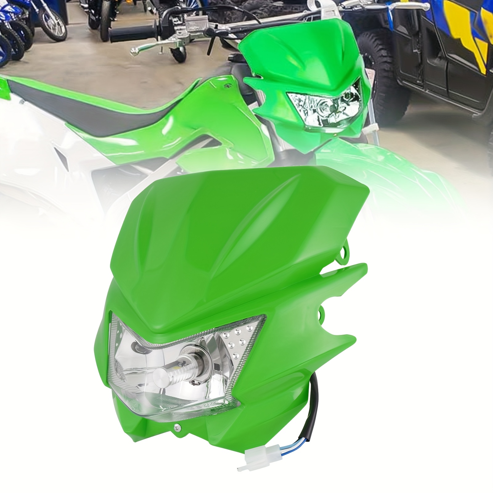 smooth universal motorcycle headlight visor for honda c70 c50 c90 - Main Image