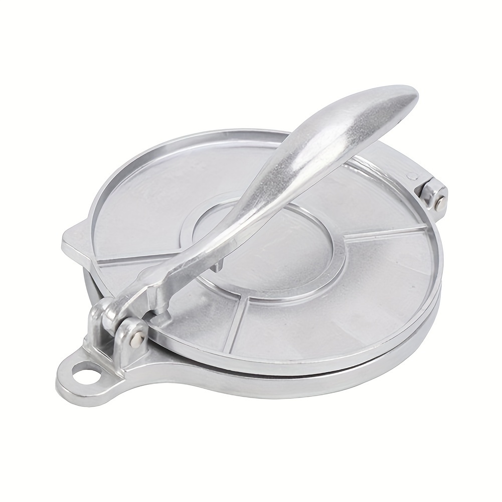 A Long-handled, Foldable Aluminum Tool For Making Golden Dumpling Skins, Suitable For DIY Manual Corn Roll Pressing, Baking Cream Wafers.