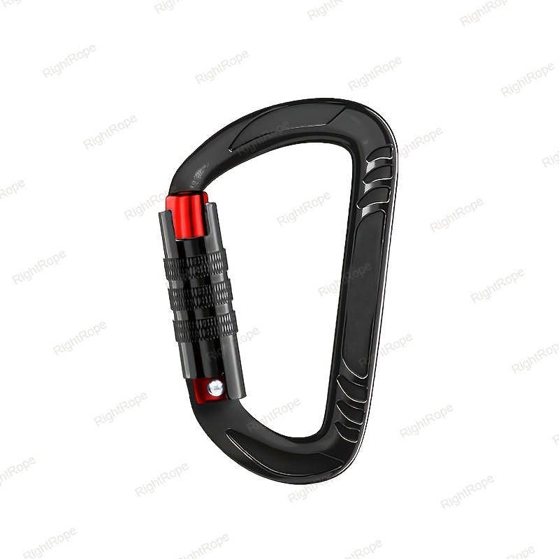 1pc Aluminum Alloy D-shaped Spring Snap Hook Outdoor For , Backpacks, Camping, Fishing - Not For Activities