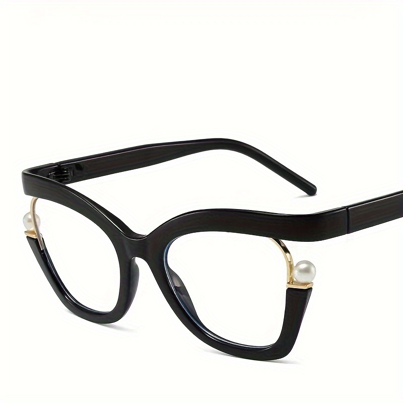 New Large Frame Glasses, , Stylish Women's Hip-hop Decorative Flat Lens