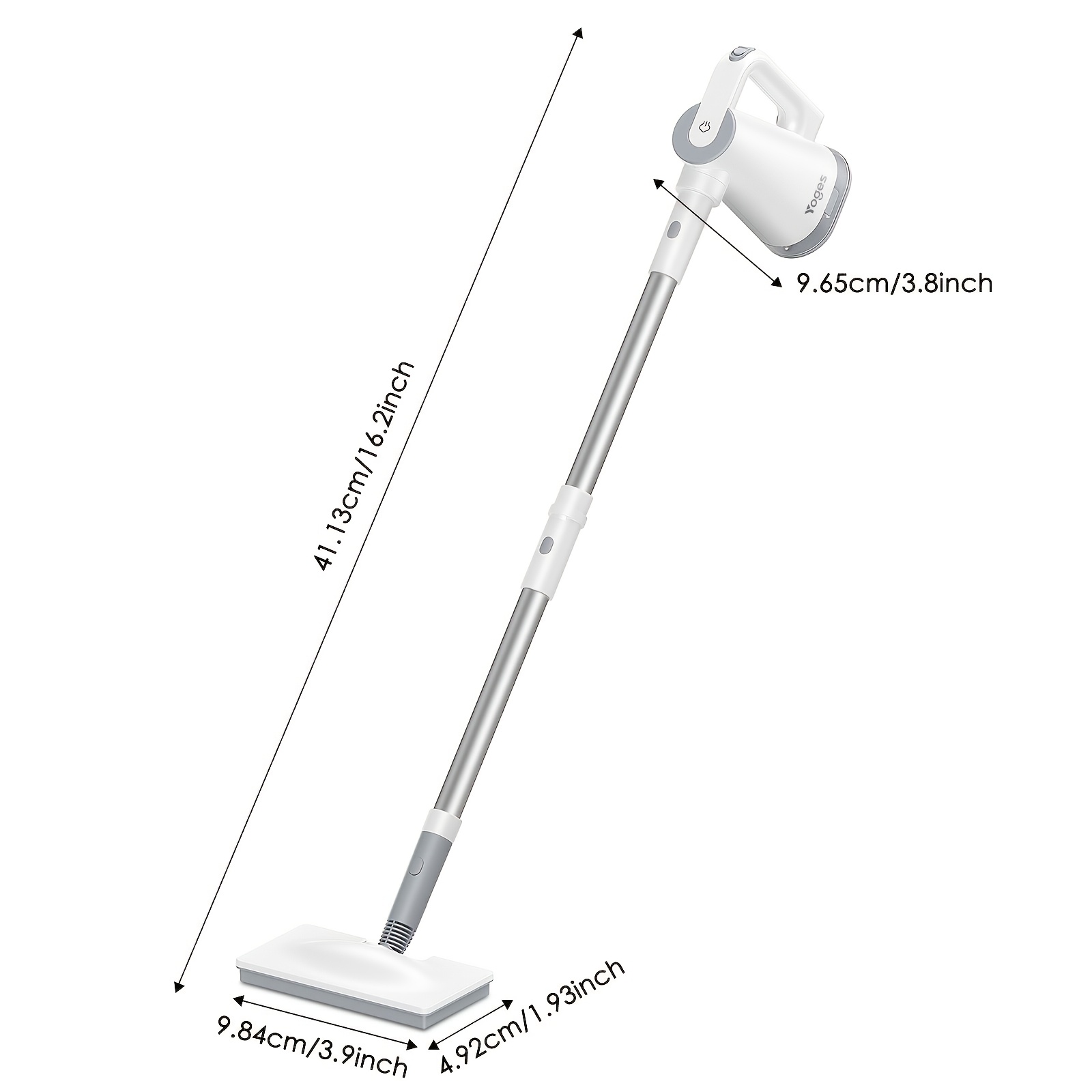 Steam mop steam cleaner detachable handheld carpet cleaner, household and floor cleaner, corded household steam cleaner, 10in 1 multifunctional accessory and 2 mats, powerful sofa steamer, hardwood, tiles, cement paste, windows, kitchen, bathroom 2 Steam mop steam cleaner detachable handheld carpet cleaner, household and floor cleaner, corded household steam cleaner, 10in 1 multifunctional accessory and 2 mats, powerful sofa steamer, hardwood, tiles, cement paste, windows, kitchen, bathroom - Image 2
