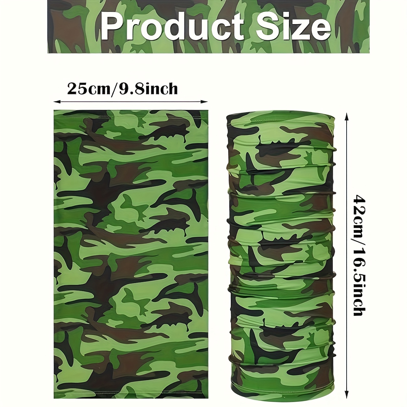 9pcs Unisex Seamless Multifunctional Magic Headscarf, Outdoor Cycling Face Mask and Neck Gaiter - Versatile Warmth Protection Against Sunlight, Cold Wind Dust with Breathable Design (Random Patterns, No Repeats), Windproof Neckwear, Soft Texture, Durable Material, Multipurpose Headscarf, Winter Sports Lovers