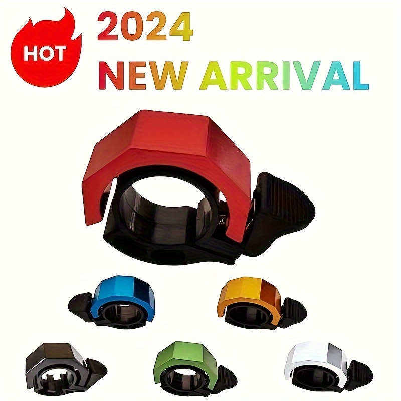 

1pc Ultra-loud Invisible Bike Bell - Vibrant 2024 New Arrival, Aluminum Alloy, , Fits Mountain & Road Bicycles - Essential Cycling Safety Accessory, Bike Accessories