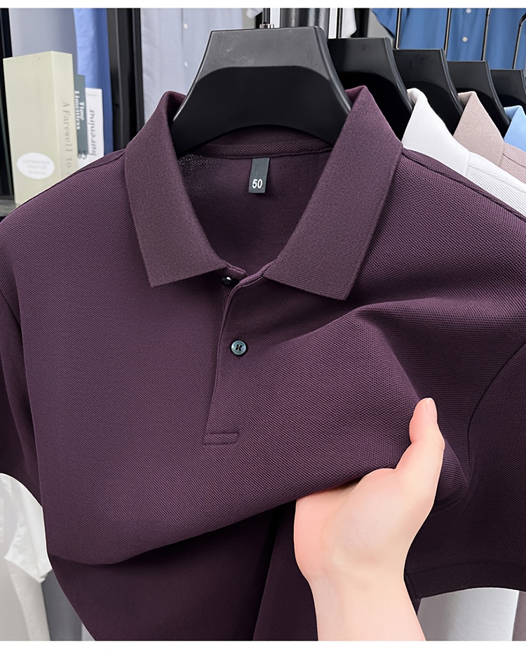 σορτς για άντρες, άνετο και στυλιστικό, για επιχειρήσεις και σπορ, με σύντομο λαιμό και σωλήνα Στοιχεία είδους 3