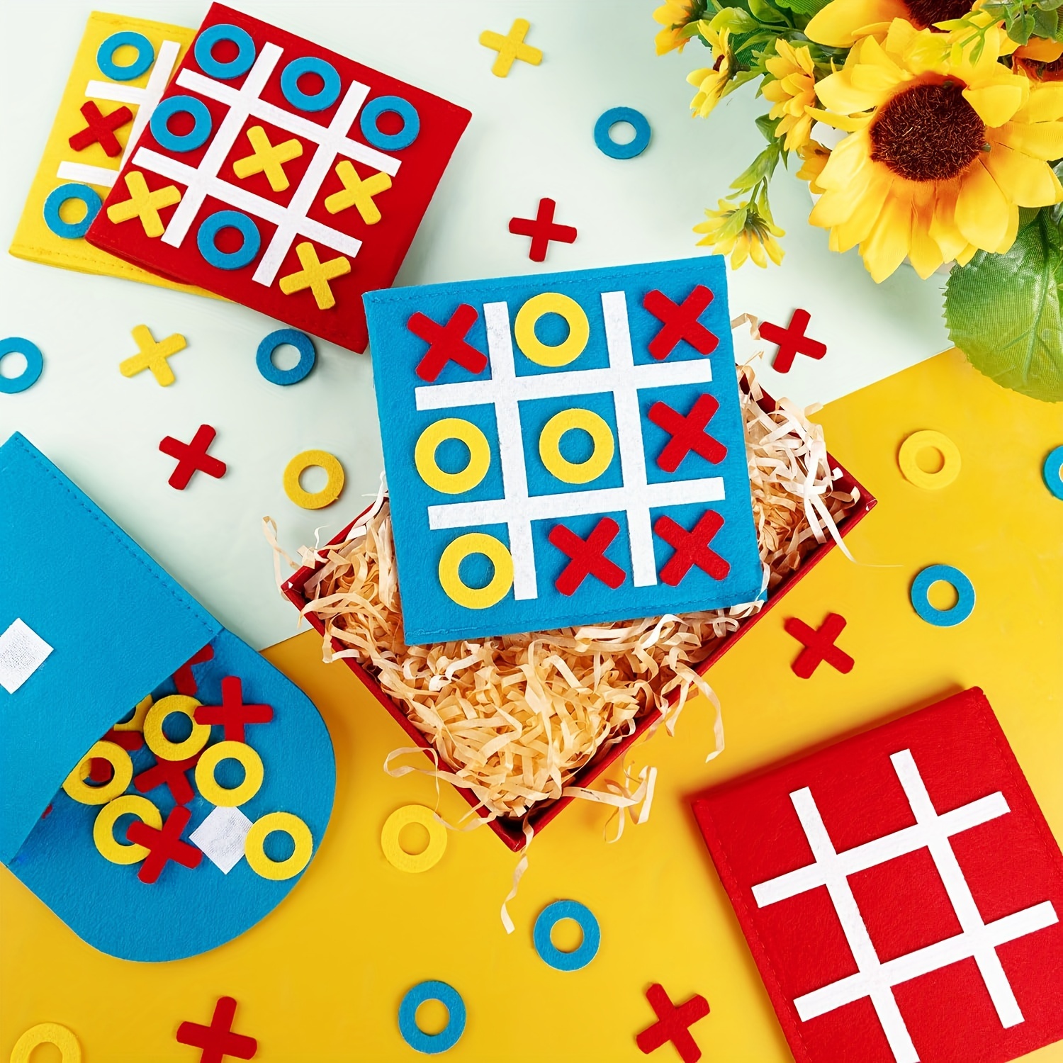 12pcs Mini Tic Tac Toe Game