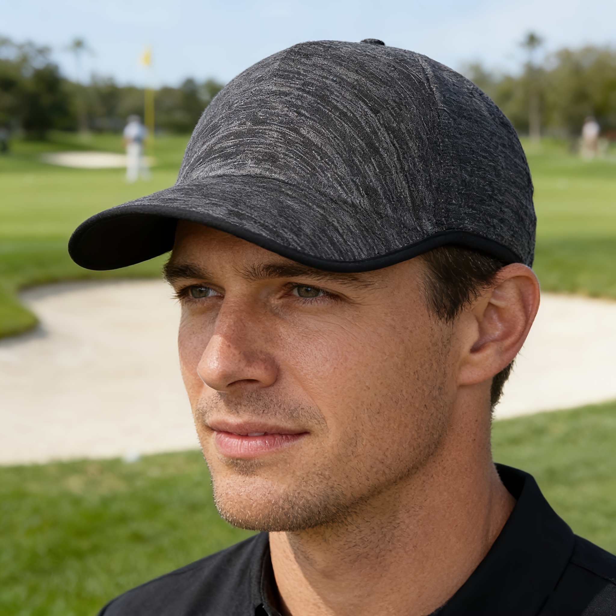 1pc Seamless Baseball Cap, Breathable Snapback, Quick-dry Cap, Plain Cap