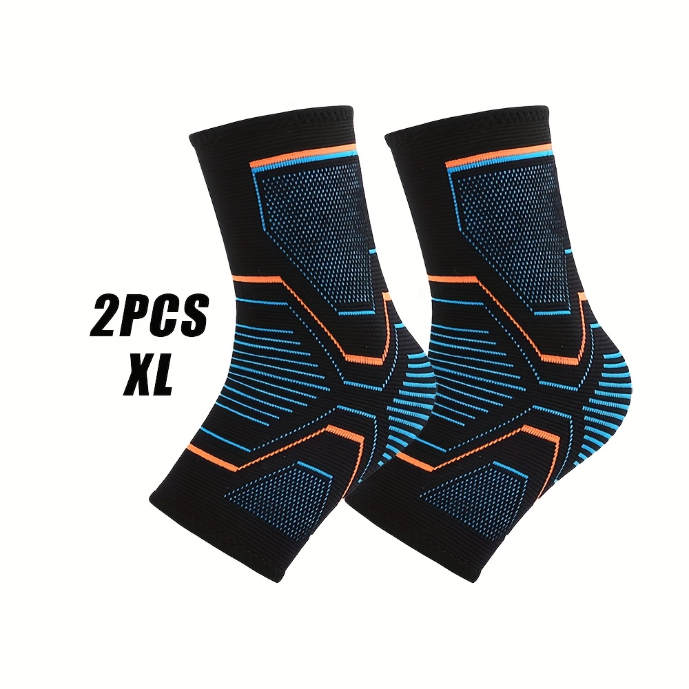 2 Ankle Support Compression Sleeves, Suitable For Male And Female Foot Support, Providing Stable Ankle Joint Support For Fitness And Sports Activities