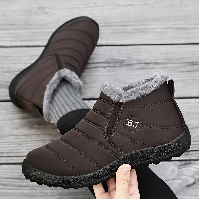 Women's Warm Winter Snow Boots, Plush-Lined Insulated Shoes