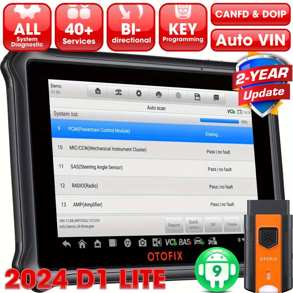 

Otofix D1 Lite Bidirectional Scanner Full System Diagnostic Tool Key Coding Fca Autoauth, Key Programming, , Canfd&, Auto Vin