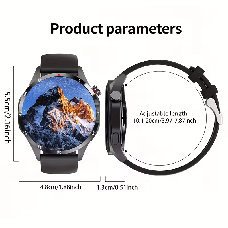 latest smart watch 5 inch fashionable dot strap with call message reminder mode camera control calendar music stopwatch and more functions Product details 2