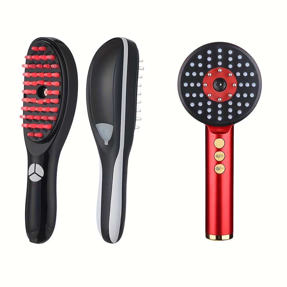 

Electric Scalp Massager Comb - Cordless Vibration & Mist Functions, Portable & Rechargeable