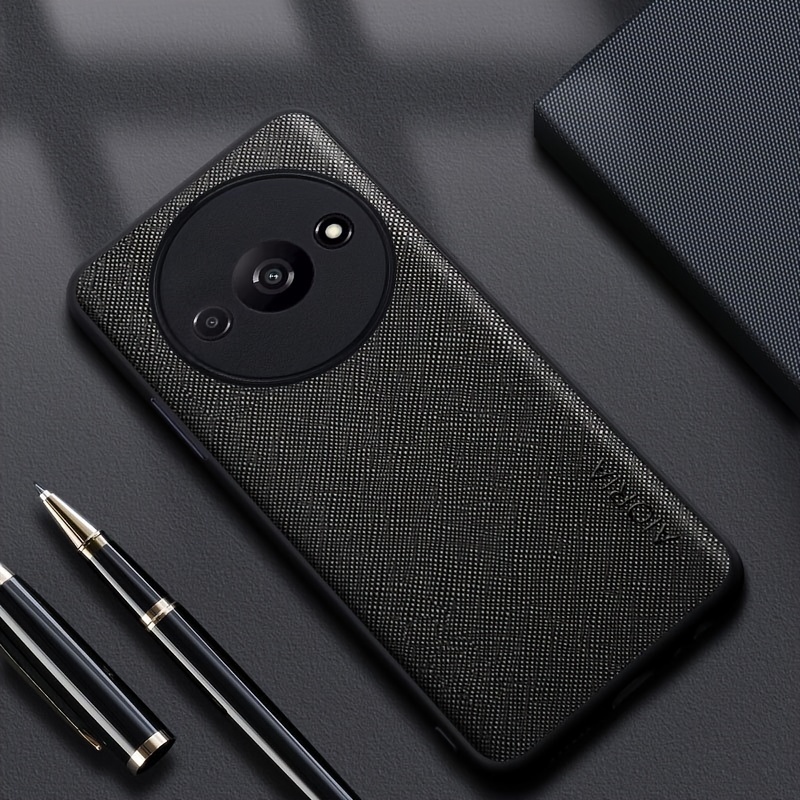 TEMU Phone Case - Case For Xiaomi For Redmi A3 4g Luxury Business Solid Color Cover For Redmi A3 4g Phone Case