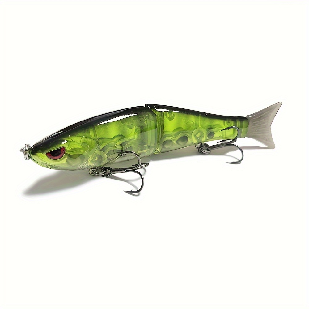 1pc Simulation Two-section Lure Bait, Fishing Bait, Multi-section Plastic Hard Bait, Soft Tail 18.5g Sea Fishing Bait