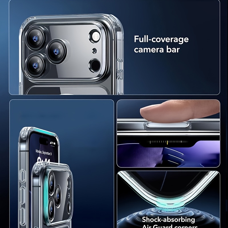 phone case magnetic protective case for iphone 17 pro   impact resistant cover compatible with for iphone models 17 16 15 14 13 and 12 pro   Product details 5