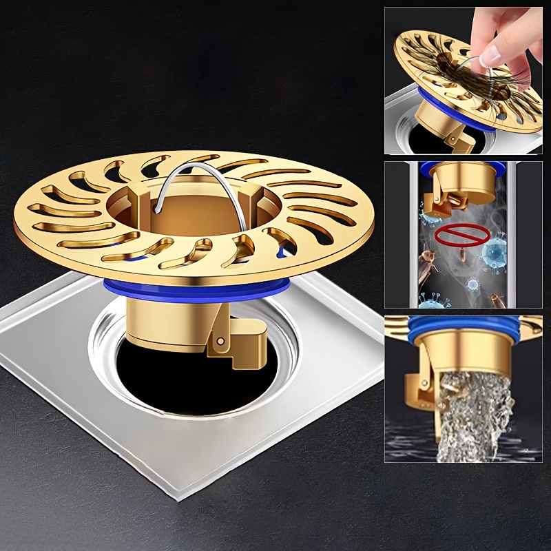 

Copper Drain Strainer -odor Sealing , Universal Bathroom Filter Net, Drainage