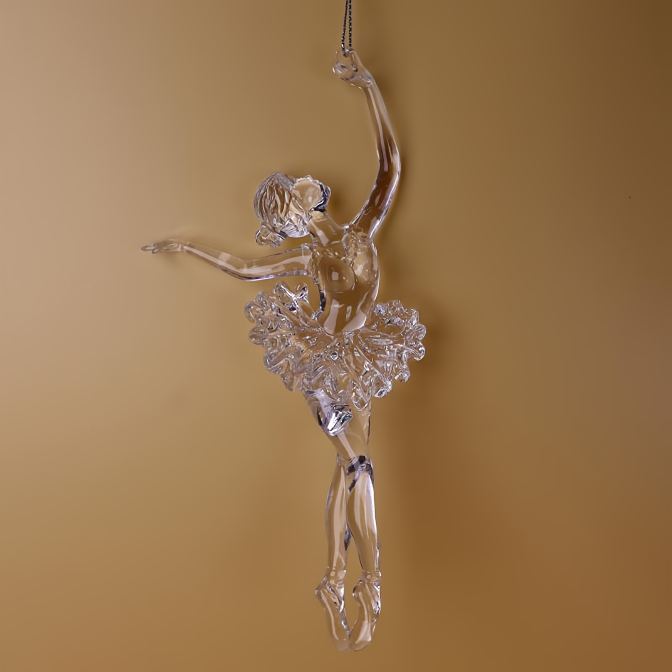 Image of 1pc Ballet Dancer Woman Holiday Hanging Ornament, And Spinning, Christmas Tree Decoration, Bag Charm