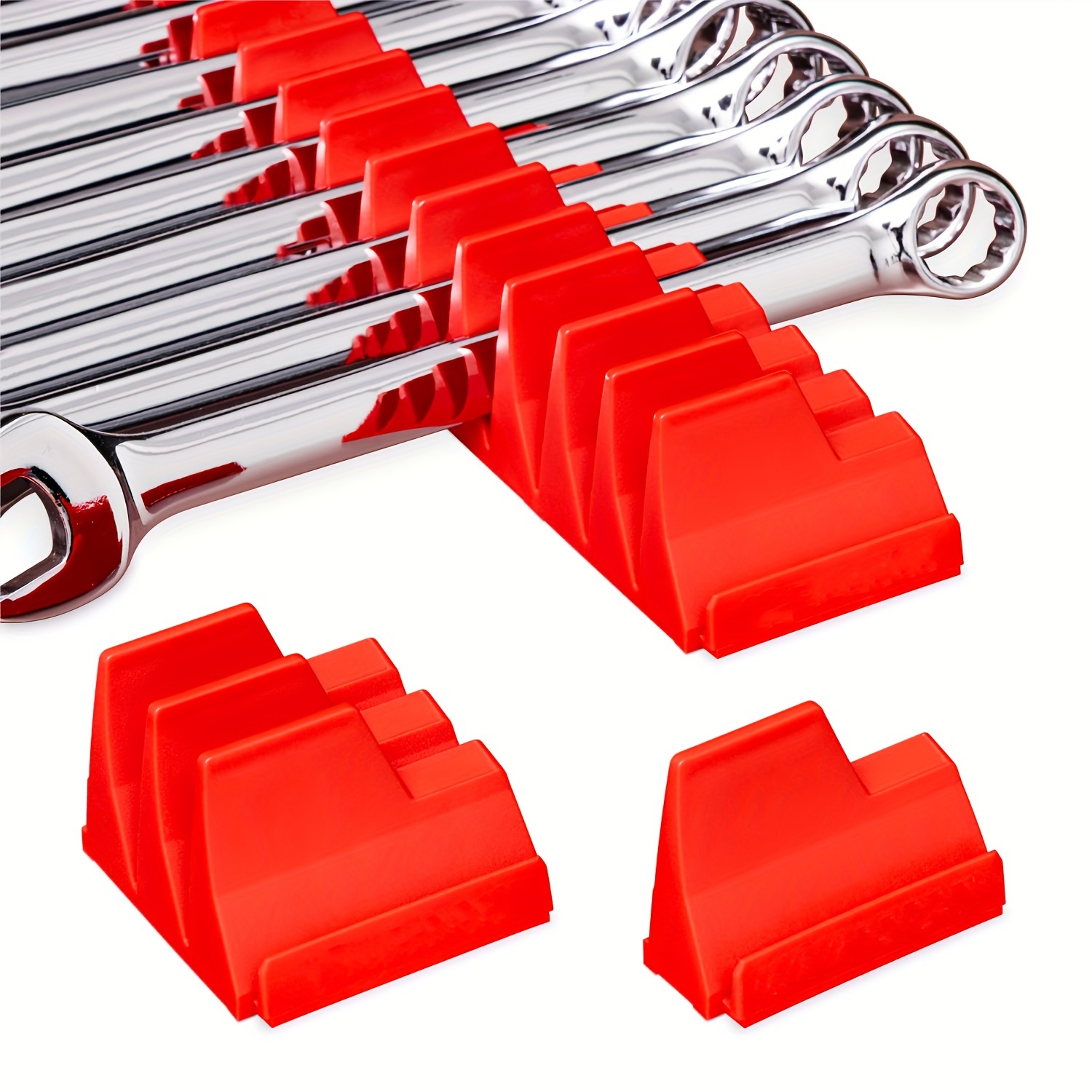 

20-pack Premium Wrench Organizer - Magnetic Hex Head Storage, Durable Toolbox Holder For Repair Tools