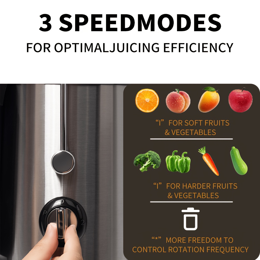 Multi-Functional Juicer, Blender, 3-Inch Wide Mouth for Vegetables... product image 6