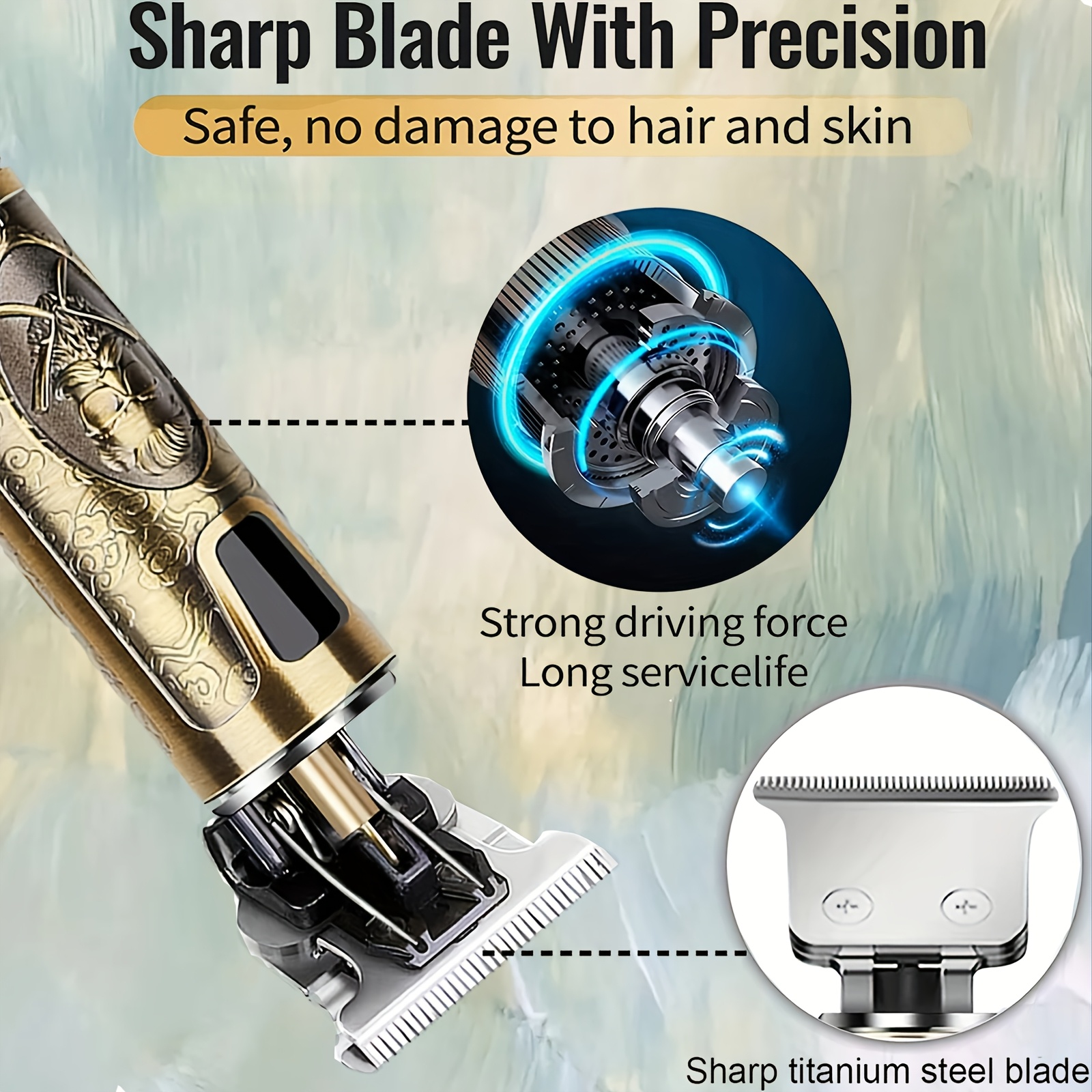 professional men's hair clipper men's electric shaver